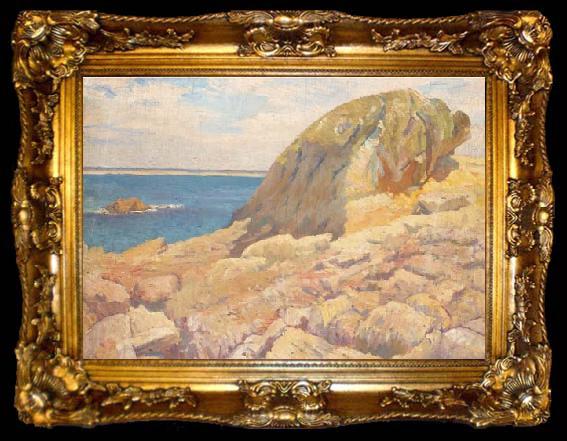 framed  robert delaunay Le rocher devant la mer, ta009-2
